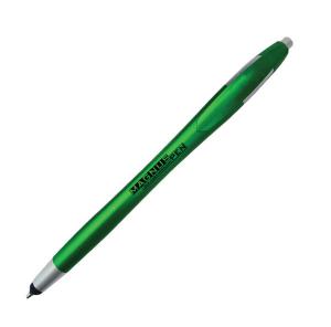 MUSKOKA Plastic Plunger Action Ball Point Pen with soft PDA stylus at the tip. (3-5 Days)