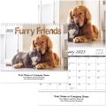 Furry Friends Spiral Wall Calendar