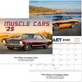 Muscle Car Wall Calendar Stapled