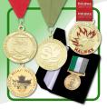 Brass Die Struck Medals - 1 1/2"