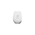 CRYSTALLIN STEMLESS WINE GLASS Etched