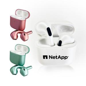Metallic EarBuds with Charging Case