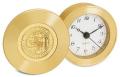 Rodeo II Gold Travel Alarm Clock