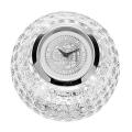 Golf Ball Desk Clock W/ Silver Dial
